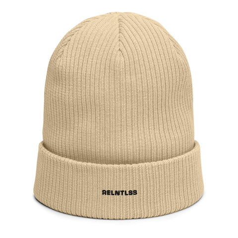 RELNTLSS Organic Ribbed Beanie